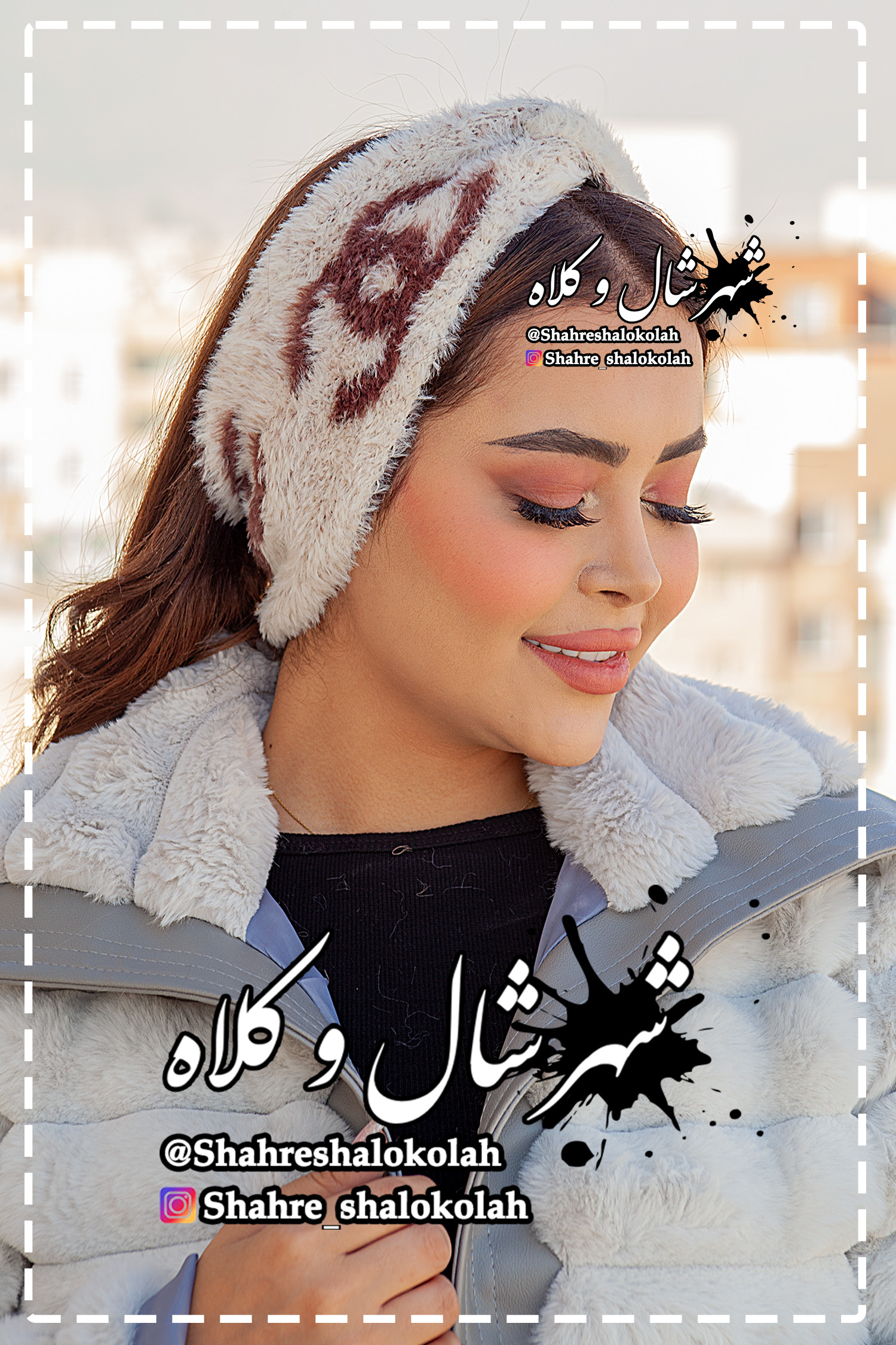 هدبند حوله ای چنل - شهر شال و کلاه 1