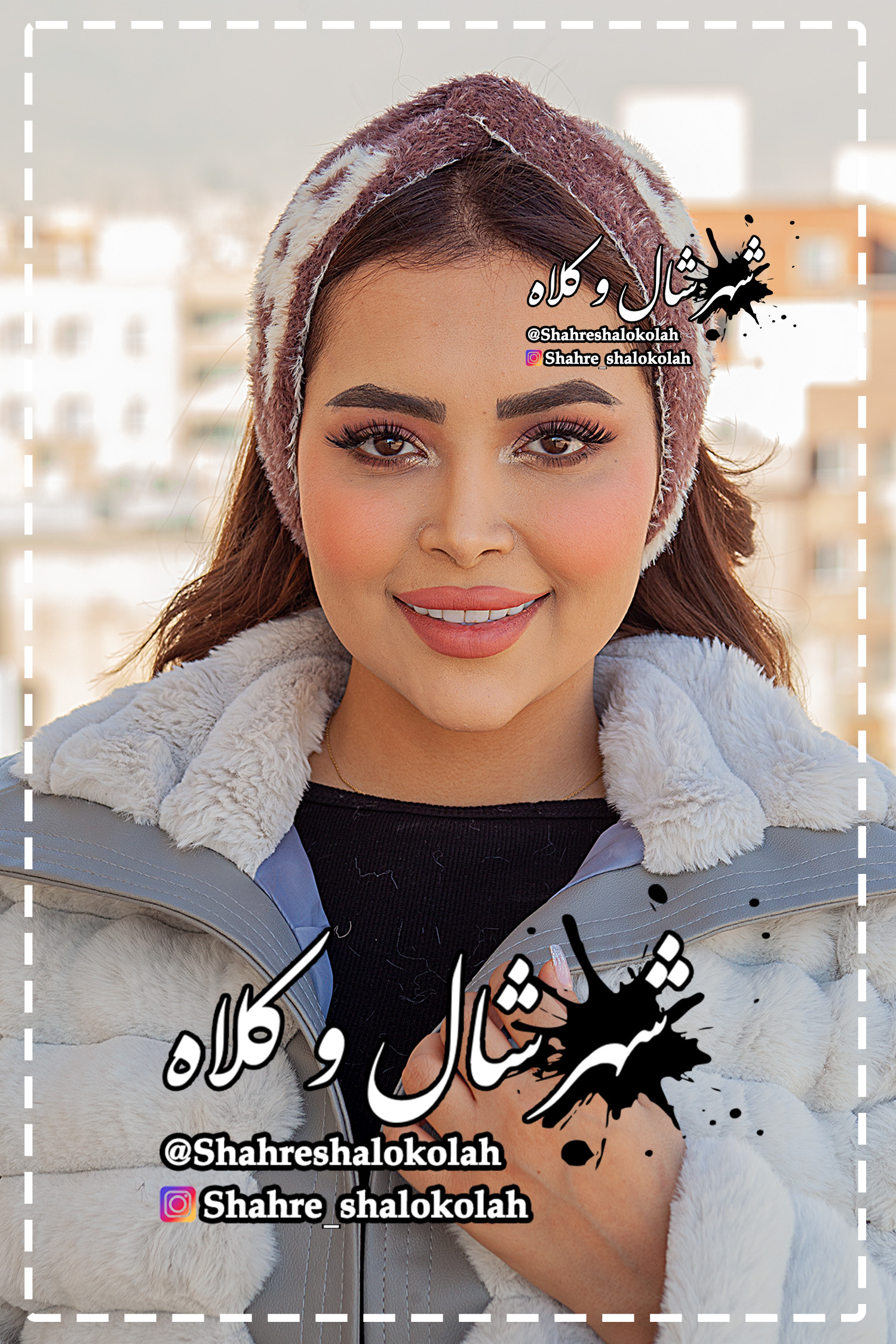 هدبند حوله ای چنل - شهر شال و کلاه 5
