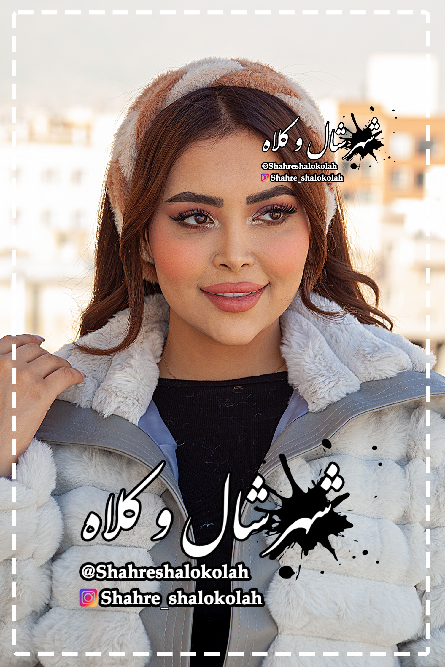 هدبند دورنگ - شهر شال و کلاه 3