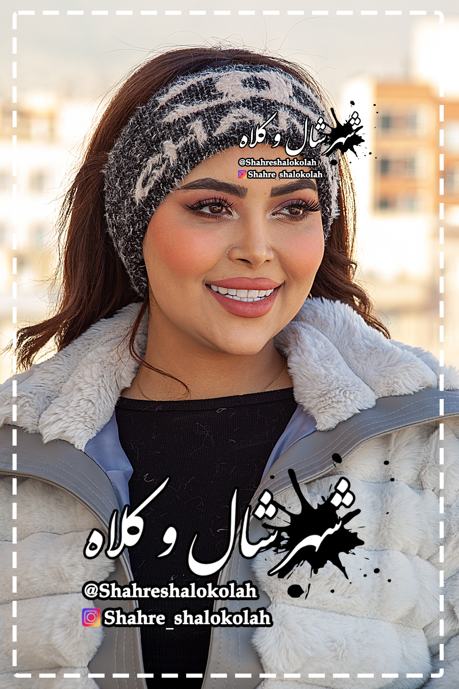 هدبند دولایه چنل - شهر شال و کلاه 4