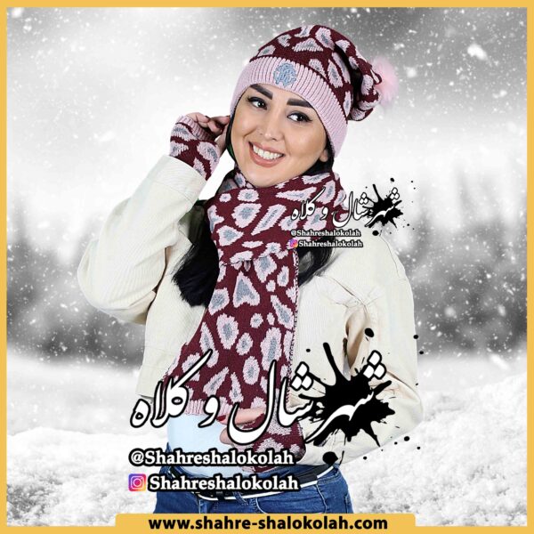 شال و کلاه و دستکش کد 1409